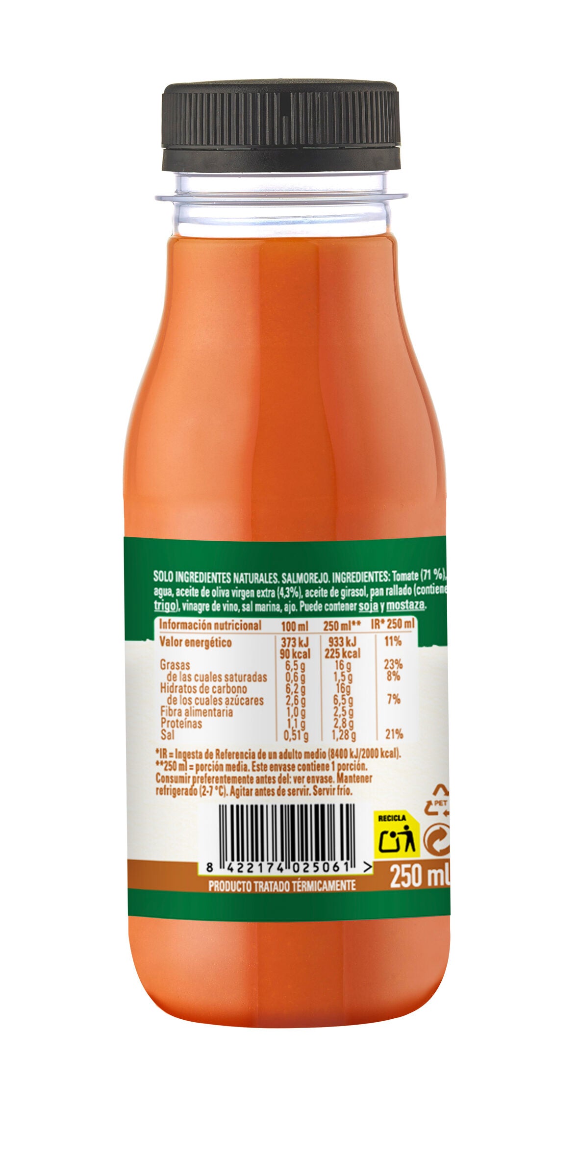 Salmorejo receta temporada pet Alvalle 250ml