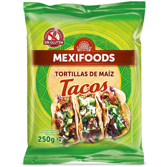 Tortillas de maiz tacos Mexifoods 250g La Despensa
