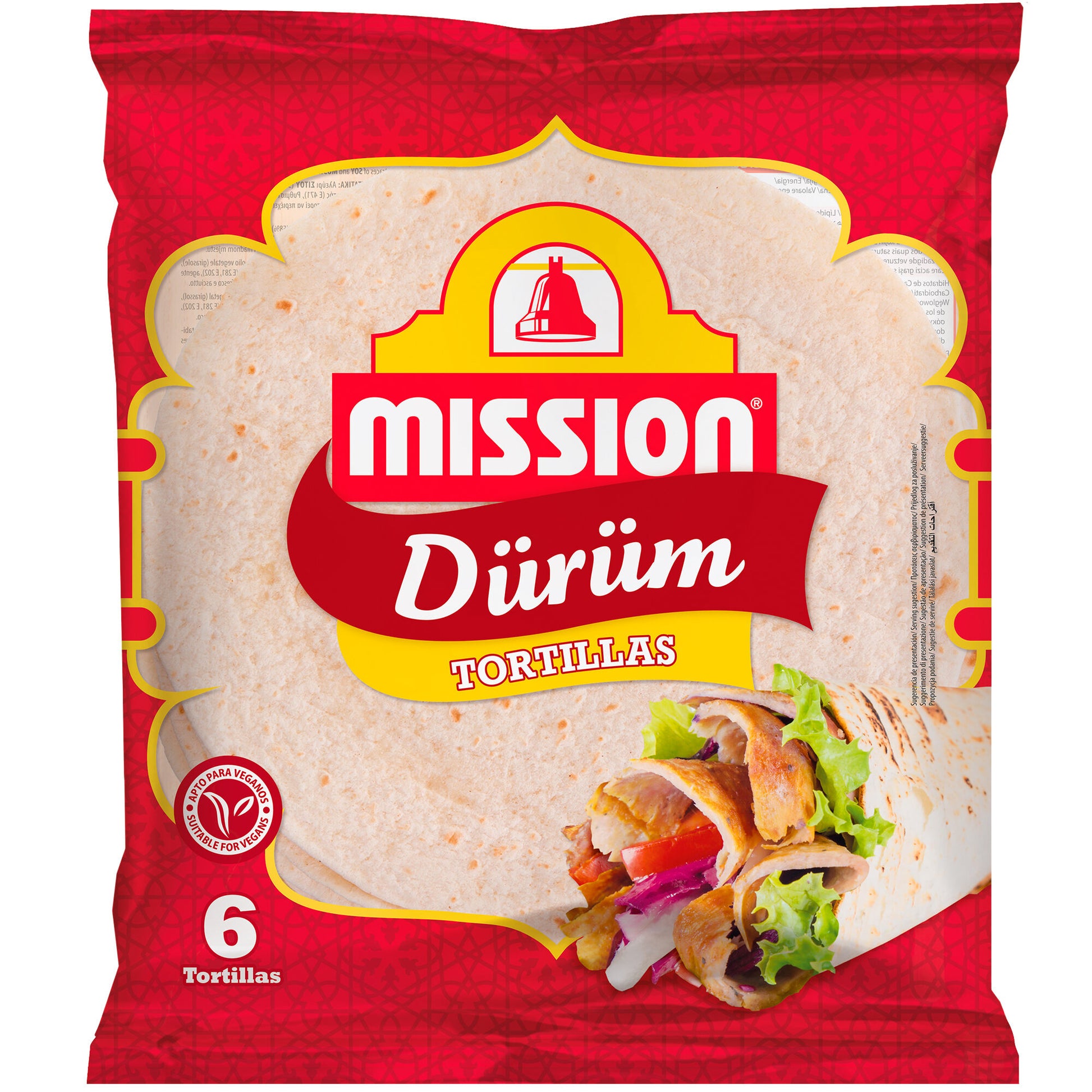 Tortillas trigo durum Mission 378g