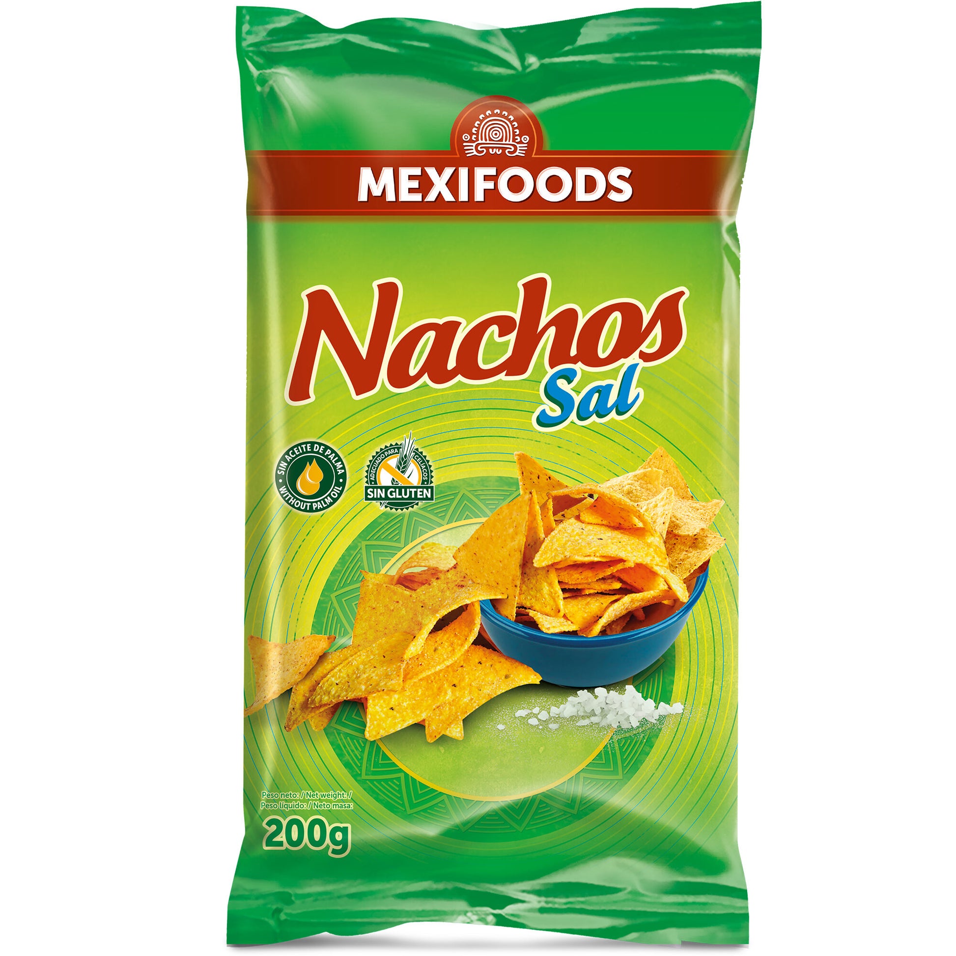 Nachos totopos sal Mexifood 200g