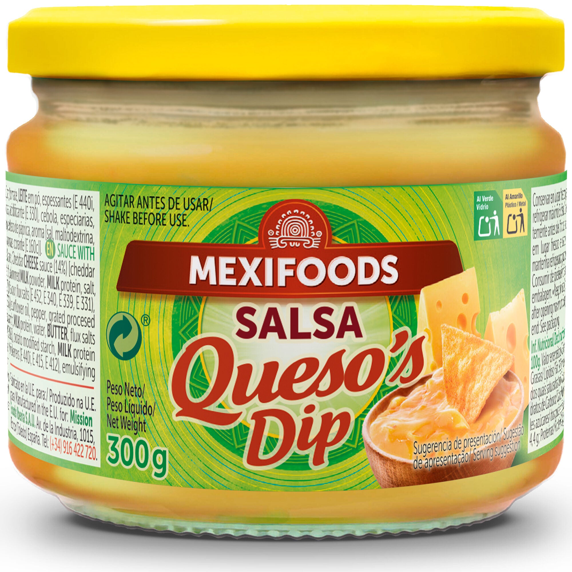Salsa queso cheedar Mexifoods 300g