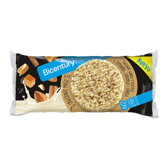 Tortita arroz choco blanco/almen/caram Bicentury p4 138g La Despensa