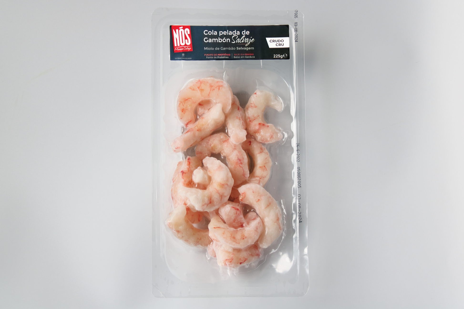 Colas gambon pelado Nos 225g
