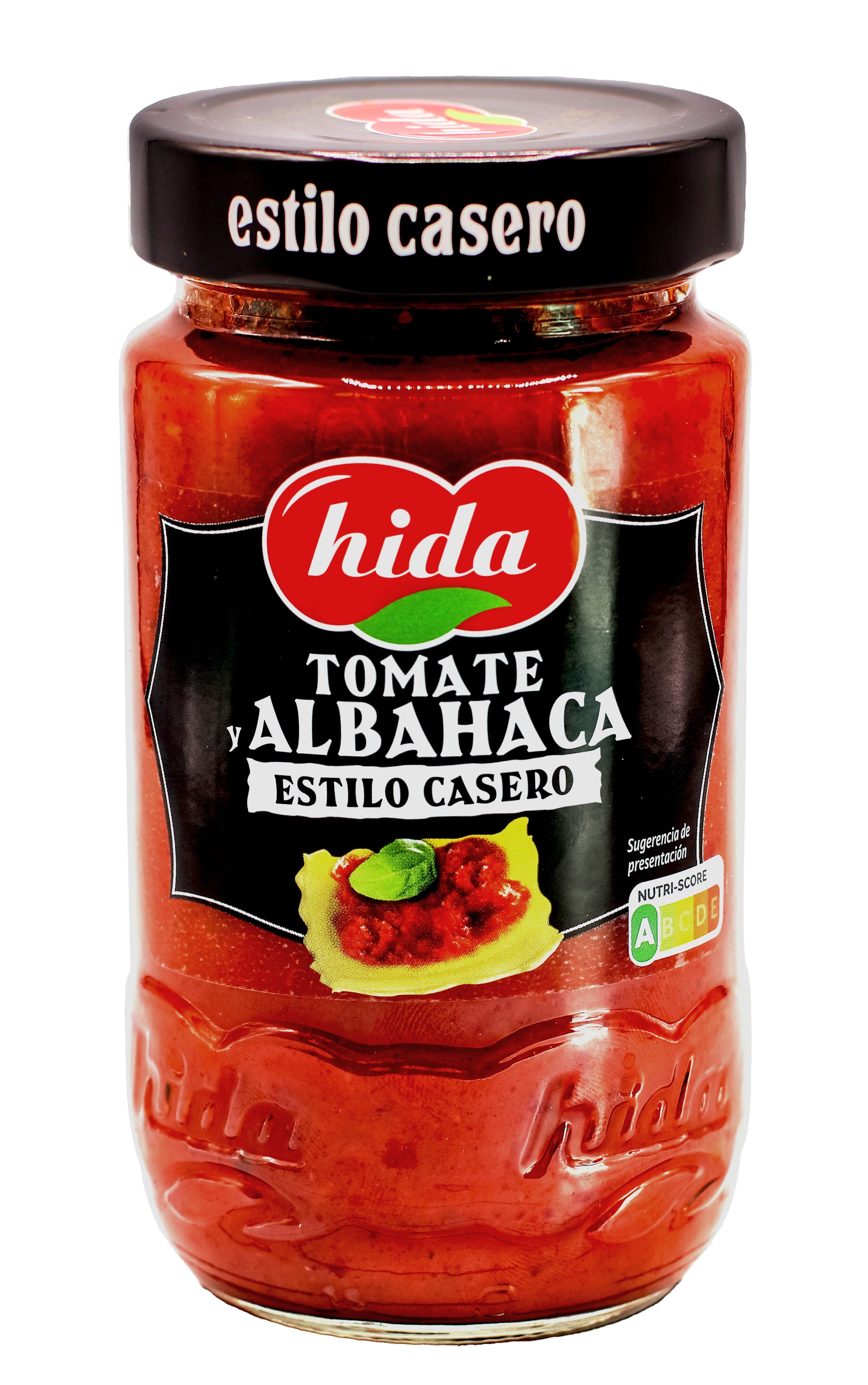 Salsa de tomate con albahaca Hida 350g