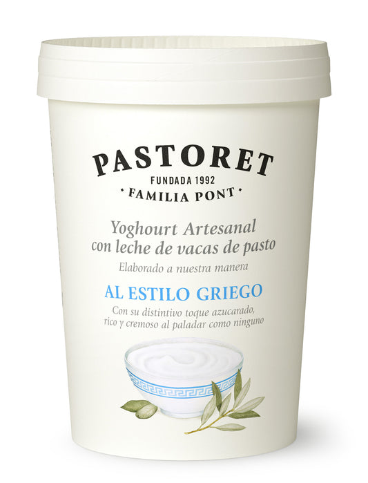 Yogur griego natural azucarado Pastoret 500g La Despensa