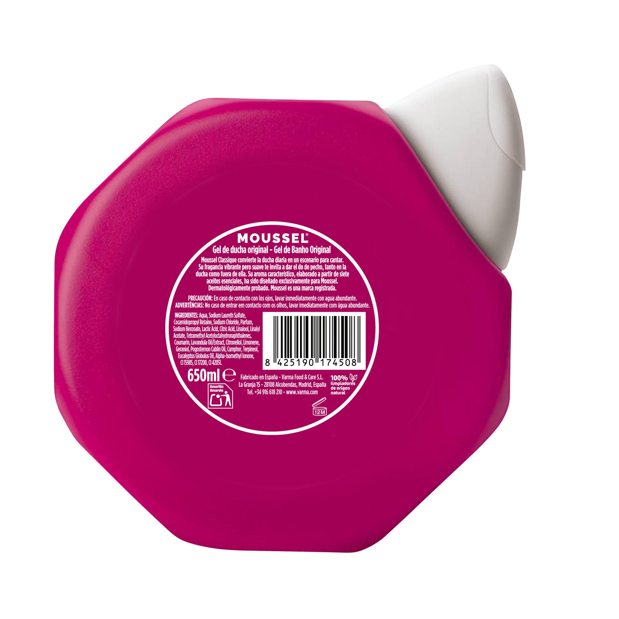 Gel baño/ducha Moussel legrain 650ml