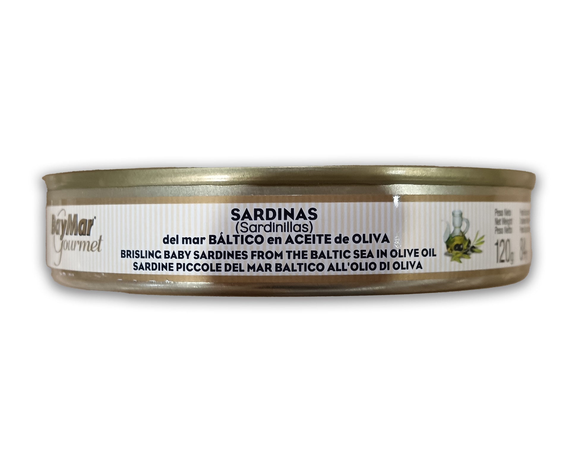 Sardinilla ac oliva gourmet Baymar 84g escurr