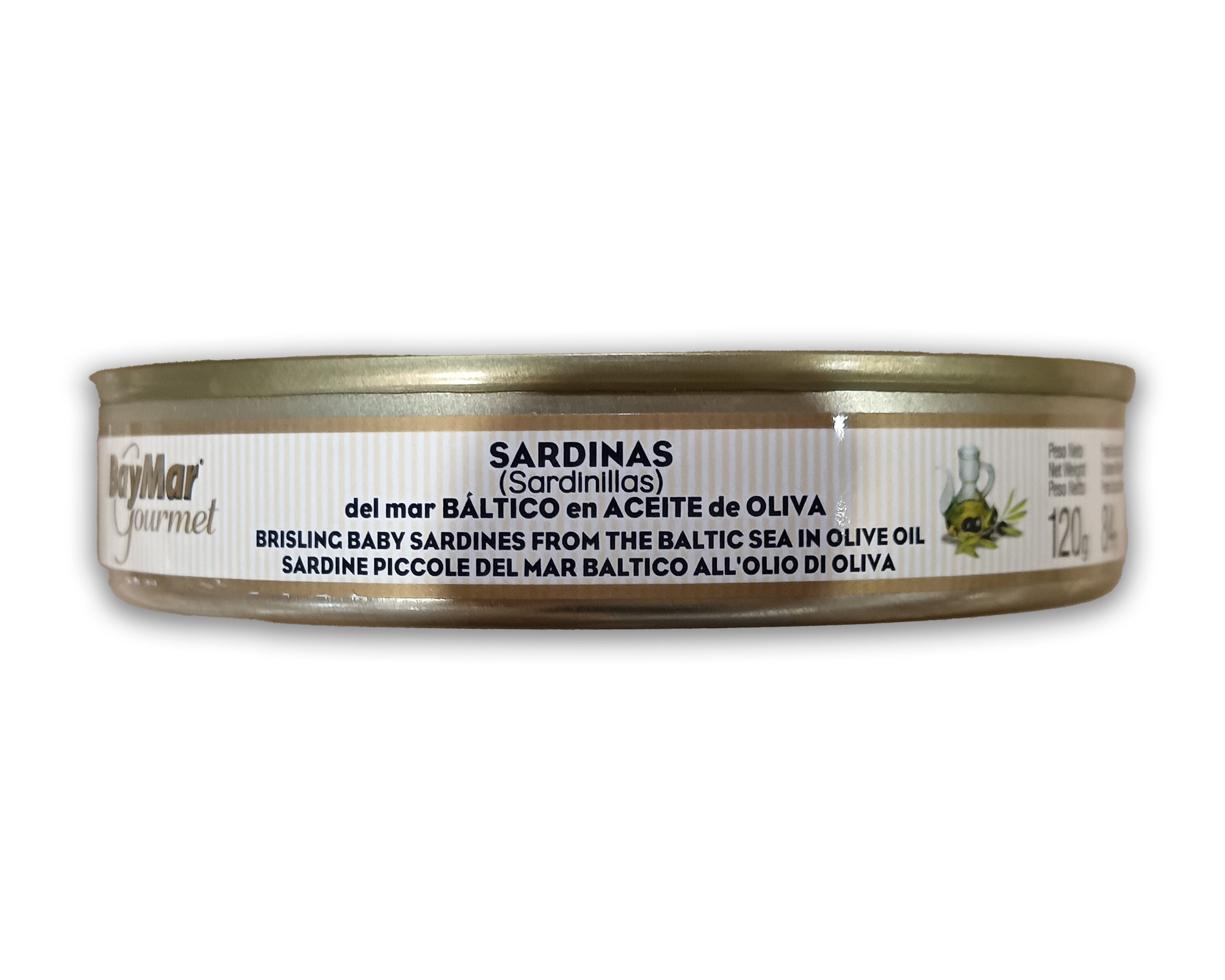 Sardinilla ac oliva gourmet Baymar 84g escurr