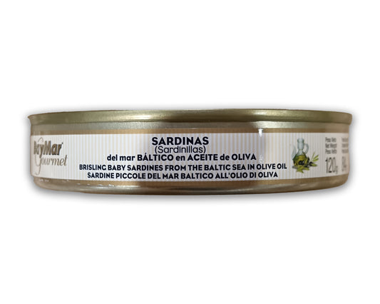 Sardinilla ac oliva gourmet Baymar 84g escurr La Despensa