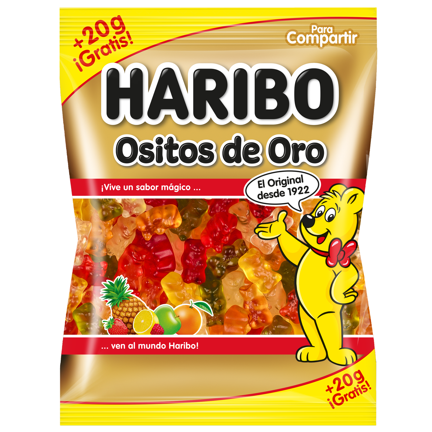 Gominolas ositos de oro Haribo 150g