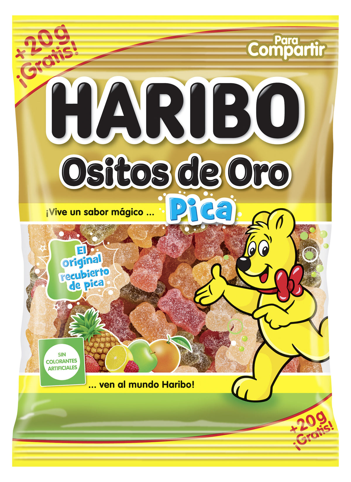Gominolas ositos oro pica pica Haribo 150g