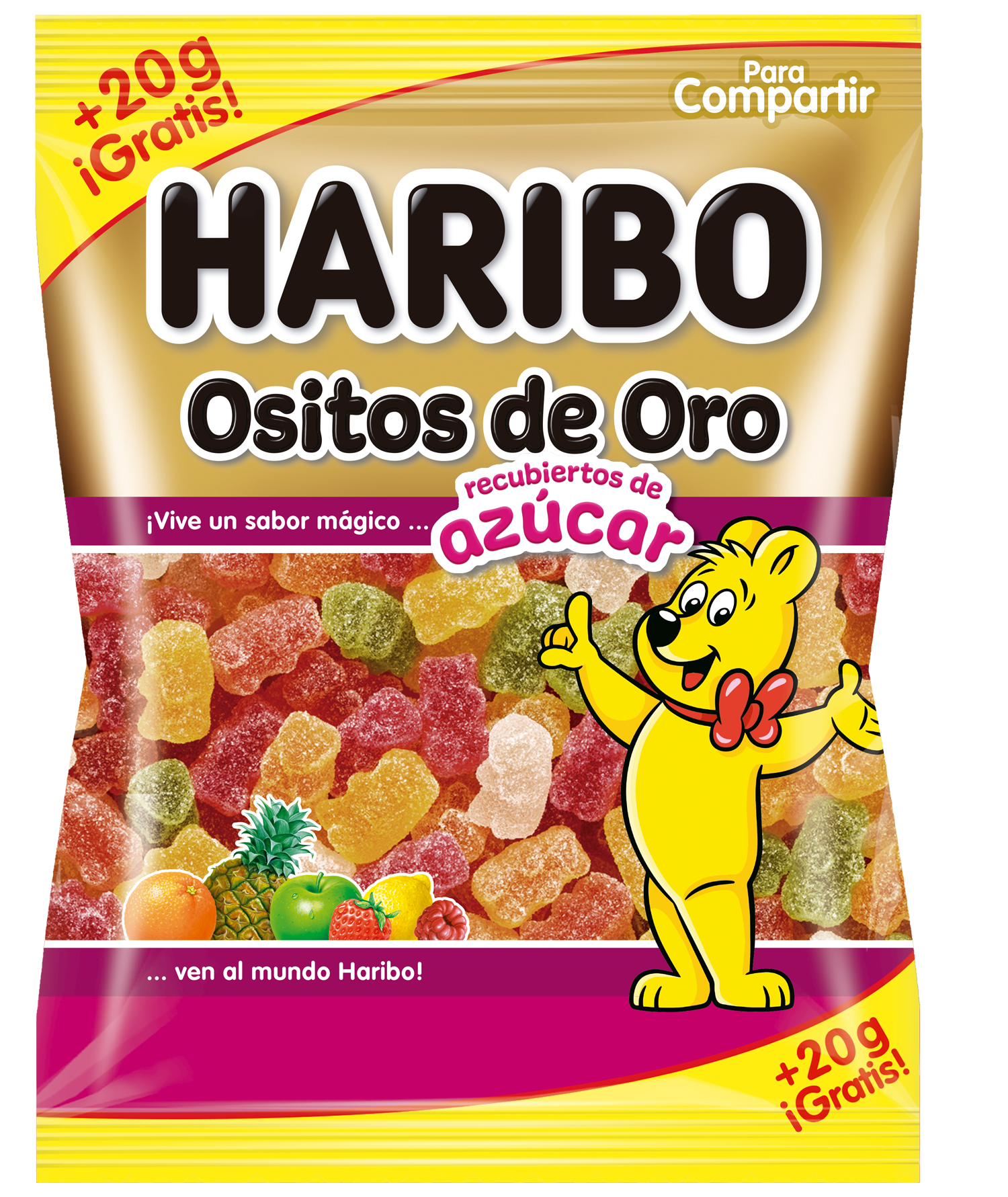 Gominolas ositos de oro azucar Haribo 150g