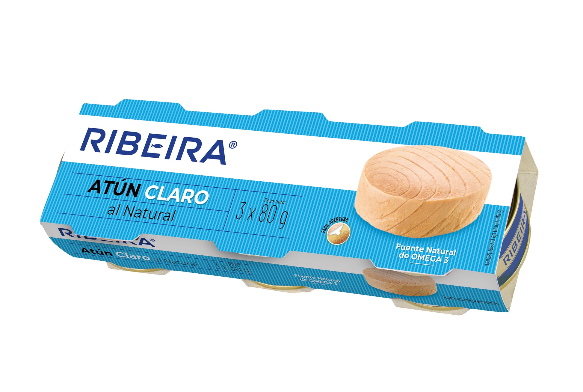 Atun claro natural ro-80 Ribeira p3 80g escurr