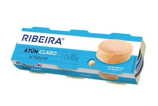 Atun claro natural ro-80 Ribeira p3 80g escurr La Despensa