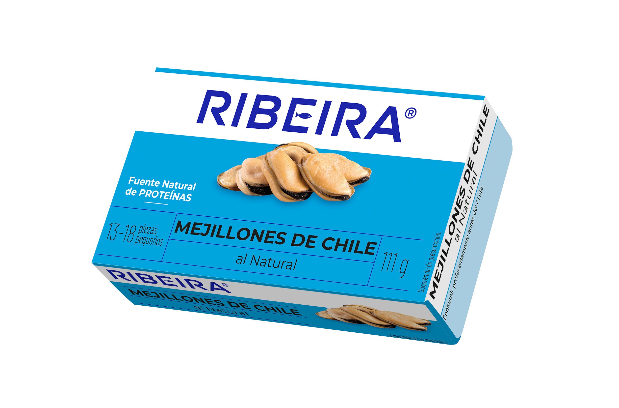 Mejillón de chile al natural rr-120 Ribeira 69g escurr