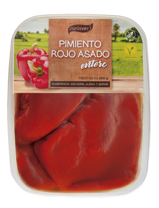 Pimiento asado entero Surinver 290g La Despensa
