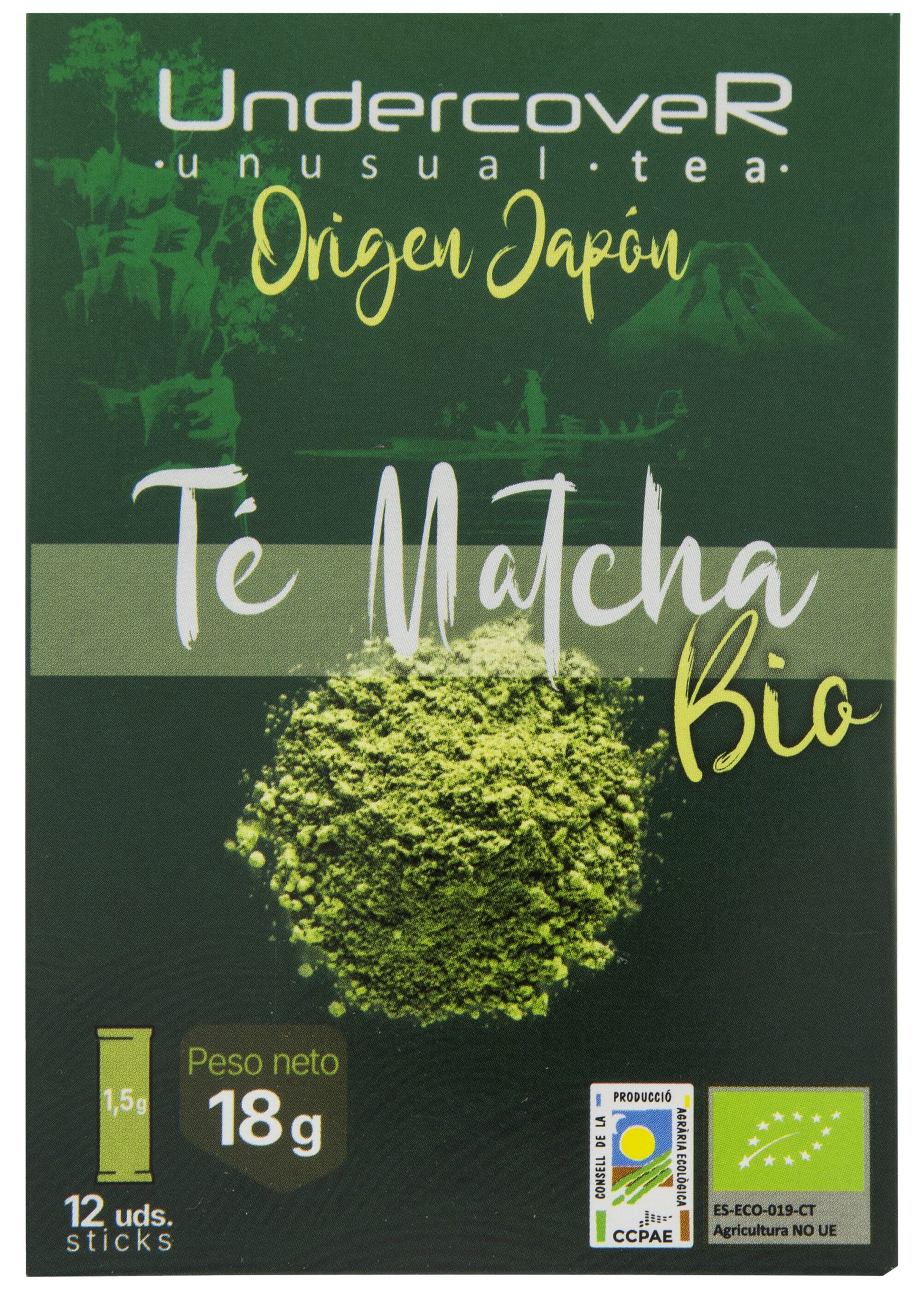 Te matcha bio Undercover p12 18g