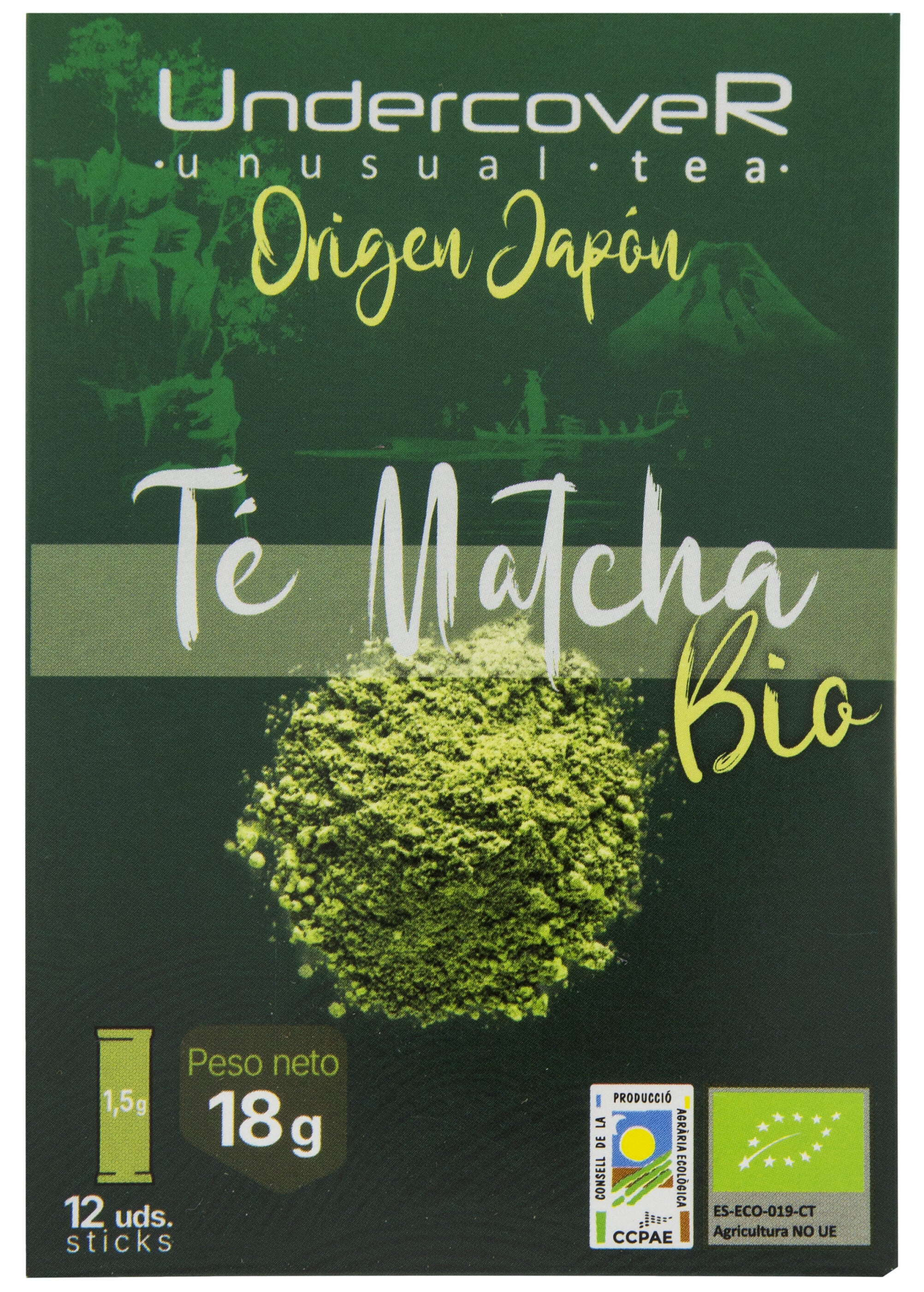 Te matcha bio Undercover p12 18g
