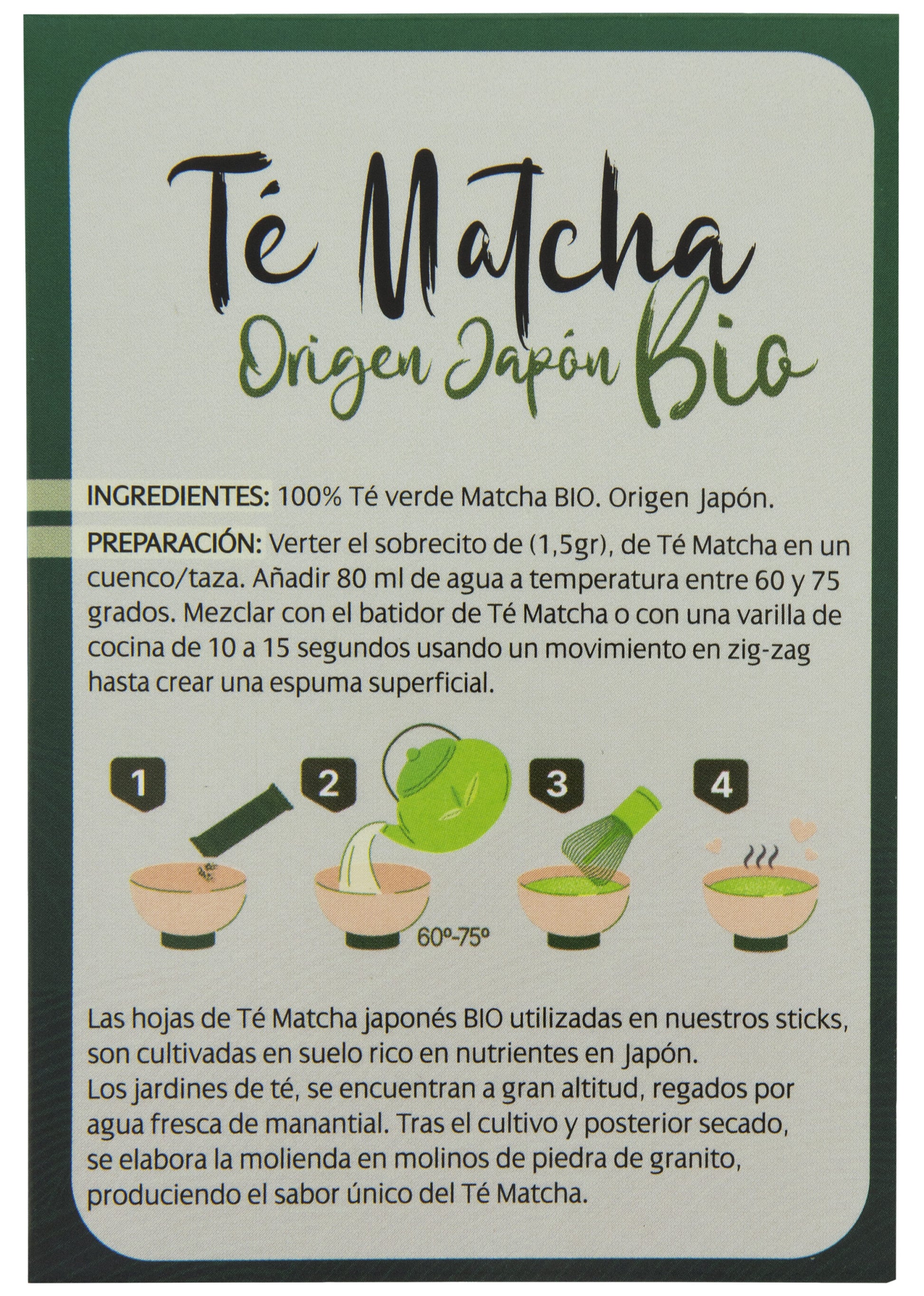 Te matcha bio Undercover p12 18g