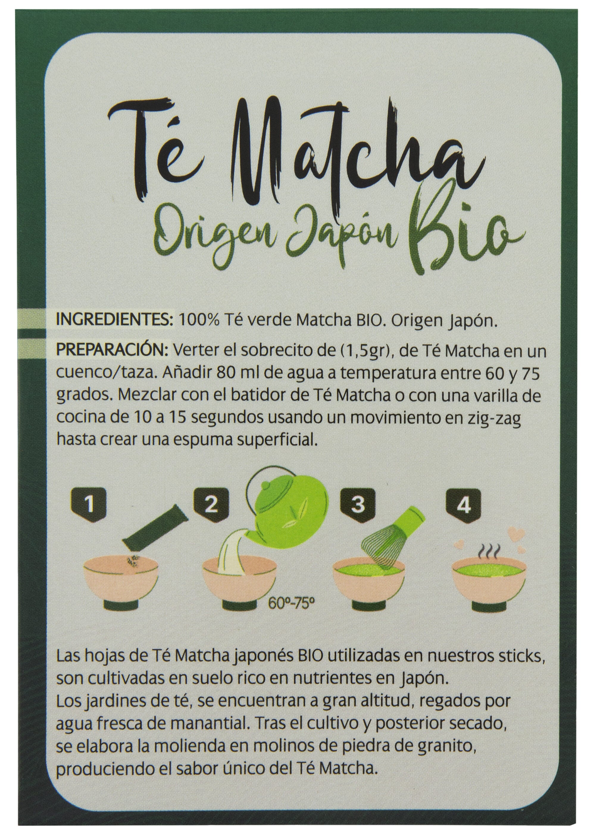 Te matcha bio Undercover p12 18g