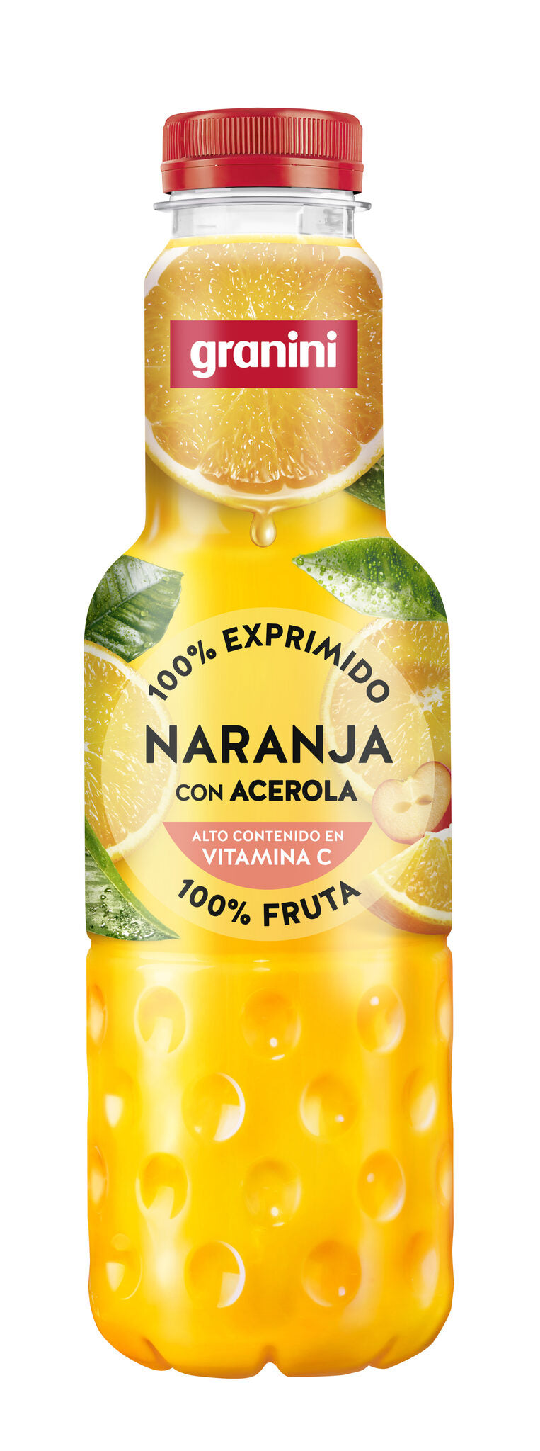 Zumo 100% exprimido naranja c/acerola Granini 750ml