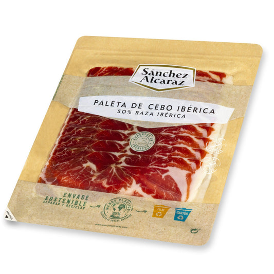 Paleta cebo iberico 0% raza iberica lonchas Sánchez Alcaraz 100g La Despensa