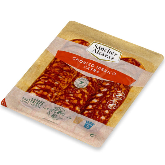 Chorizo iberico extra lonchas Sánchez Alcaraz 100g La Despensa