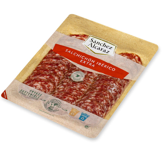 Salchichon iberico extra lonchas Sánchez Alcaraz 100g La Despensa