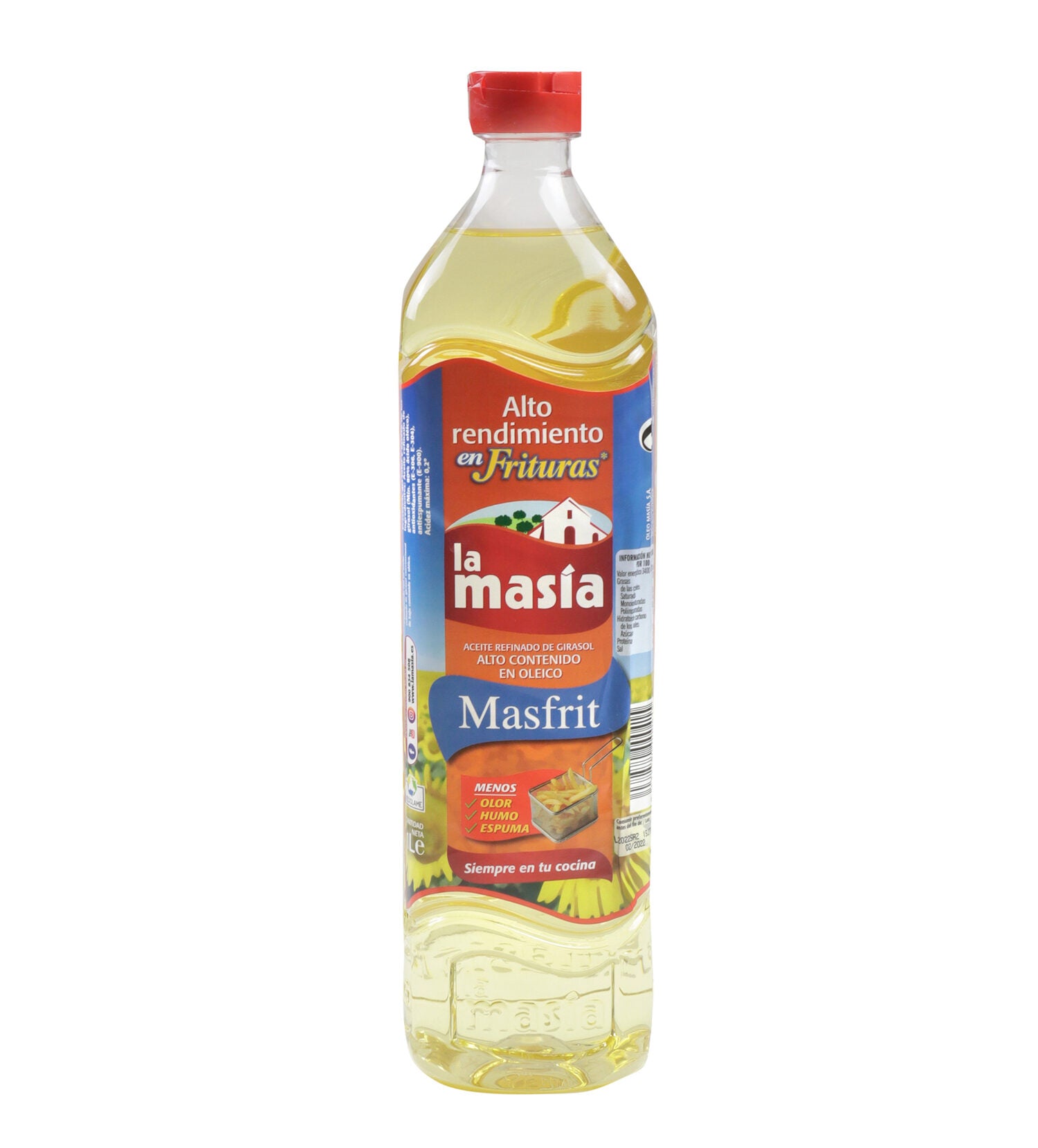 Aceite girasol alto oleico Masfrit 1l