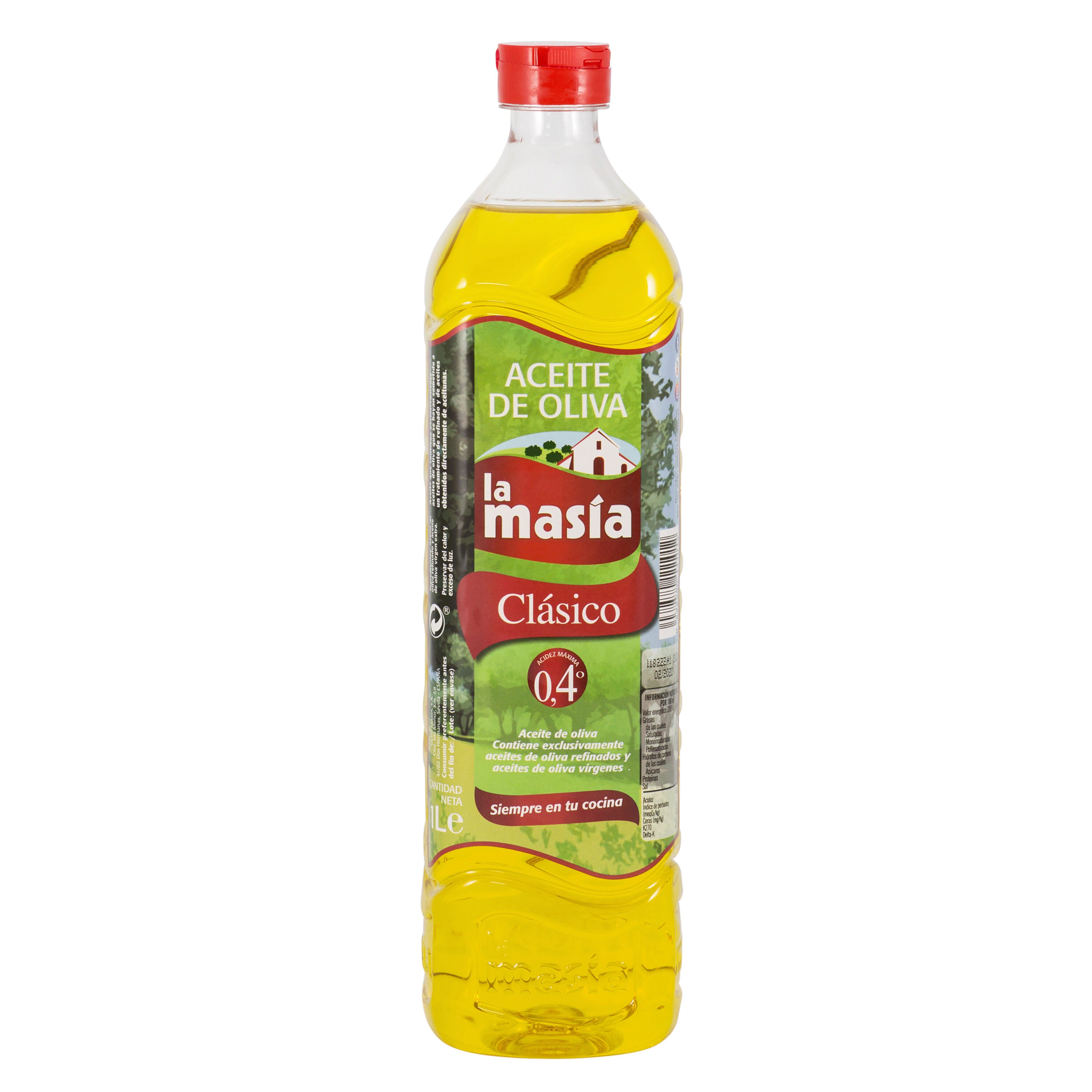 Aceite oliva suave 0.4º La Masía 1l
