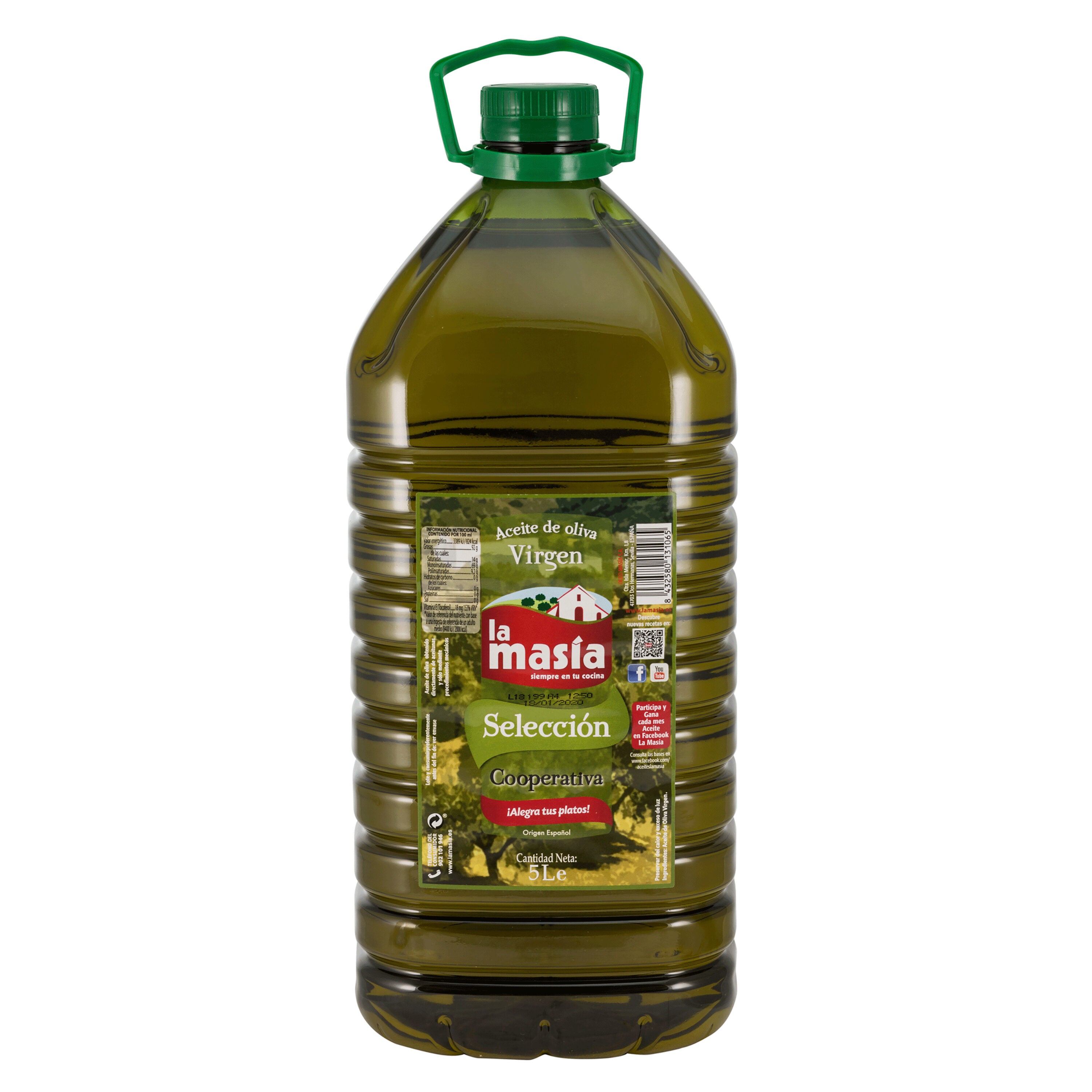 ACEITE OLIVA VIRGEN SELECC. LA MASIA 5L