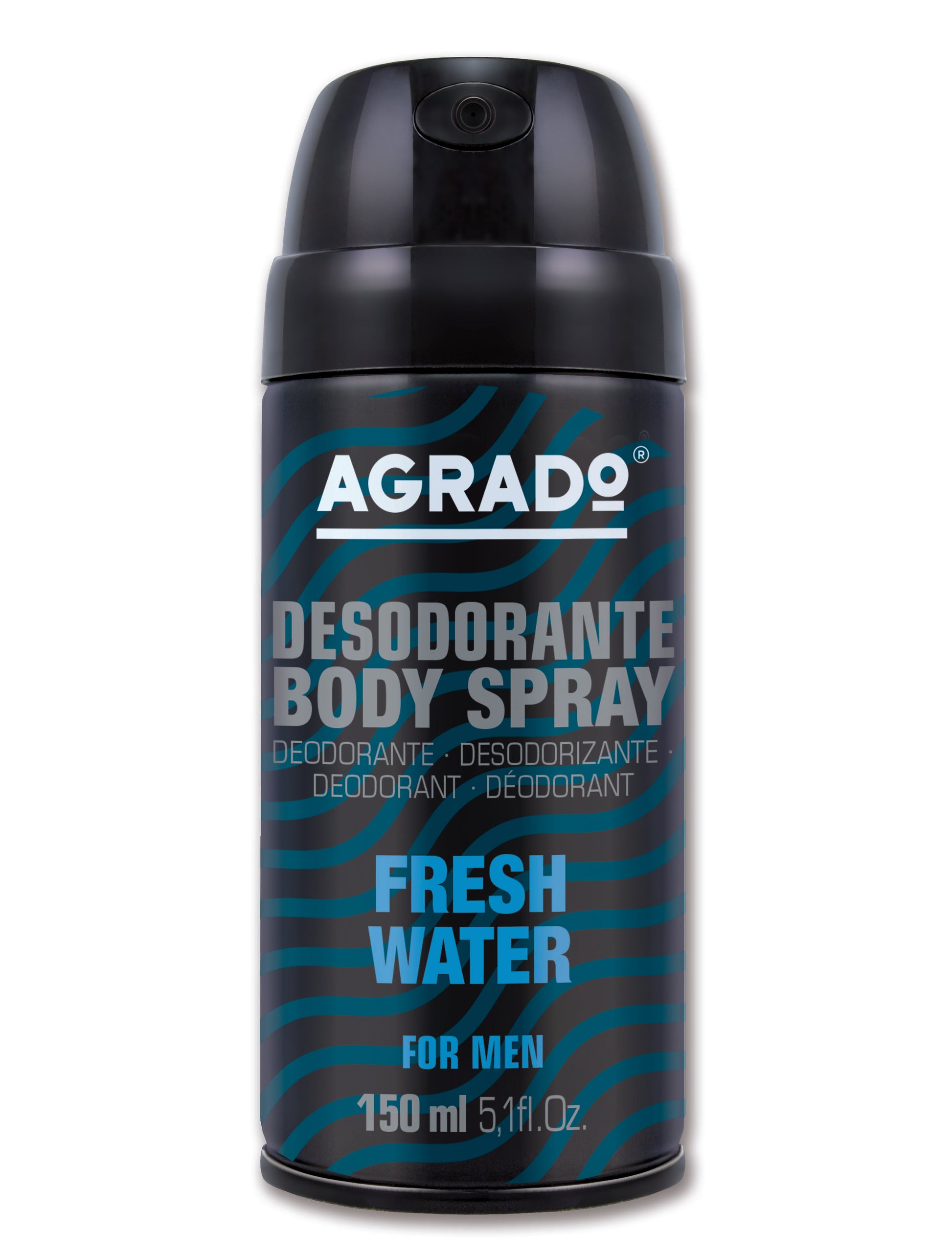 Desodorante spray fresh water men Agrado 150ml