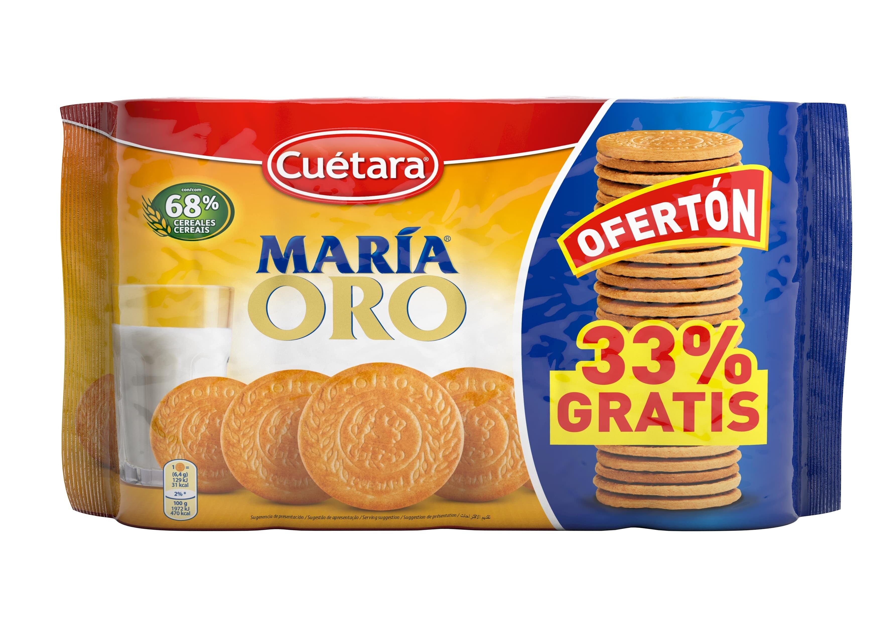 Galleta maria Cuétara oro Cuétara 600+33%gratis