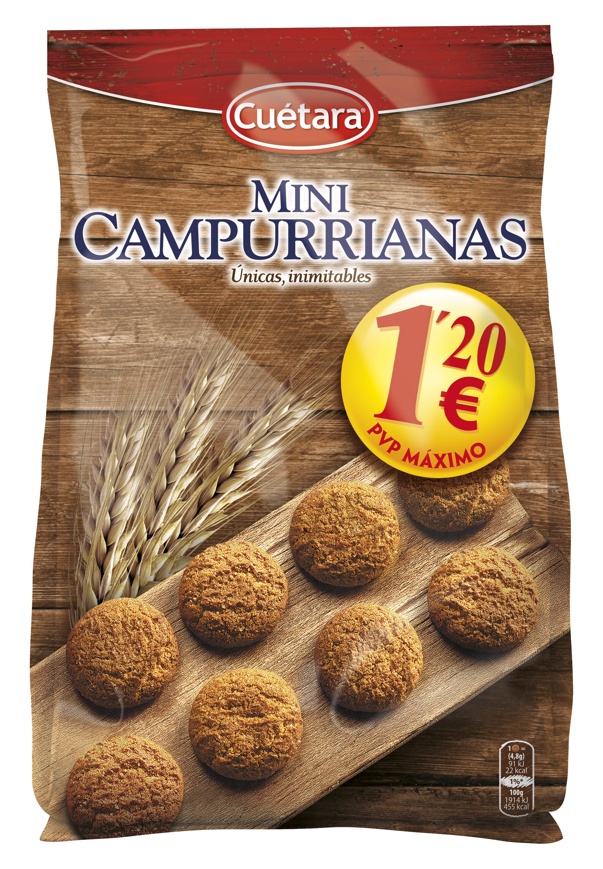 Galletas campurrianas mini Cuétara 260g