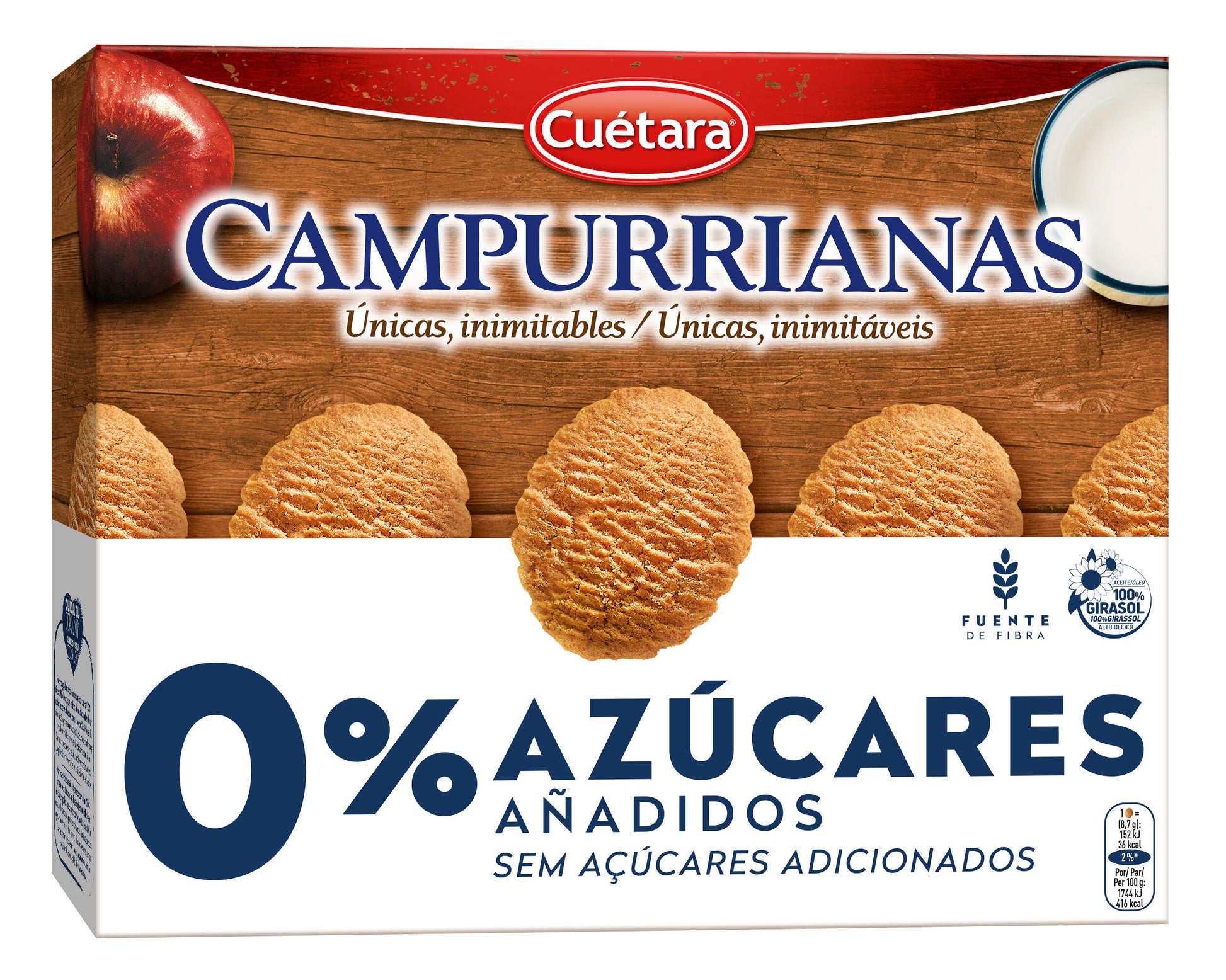 Galleta campurriana 0% Cuétara 320g