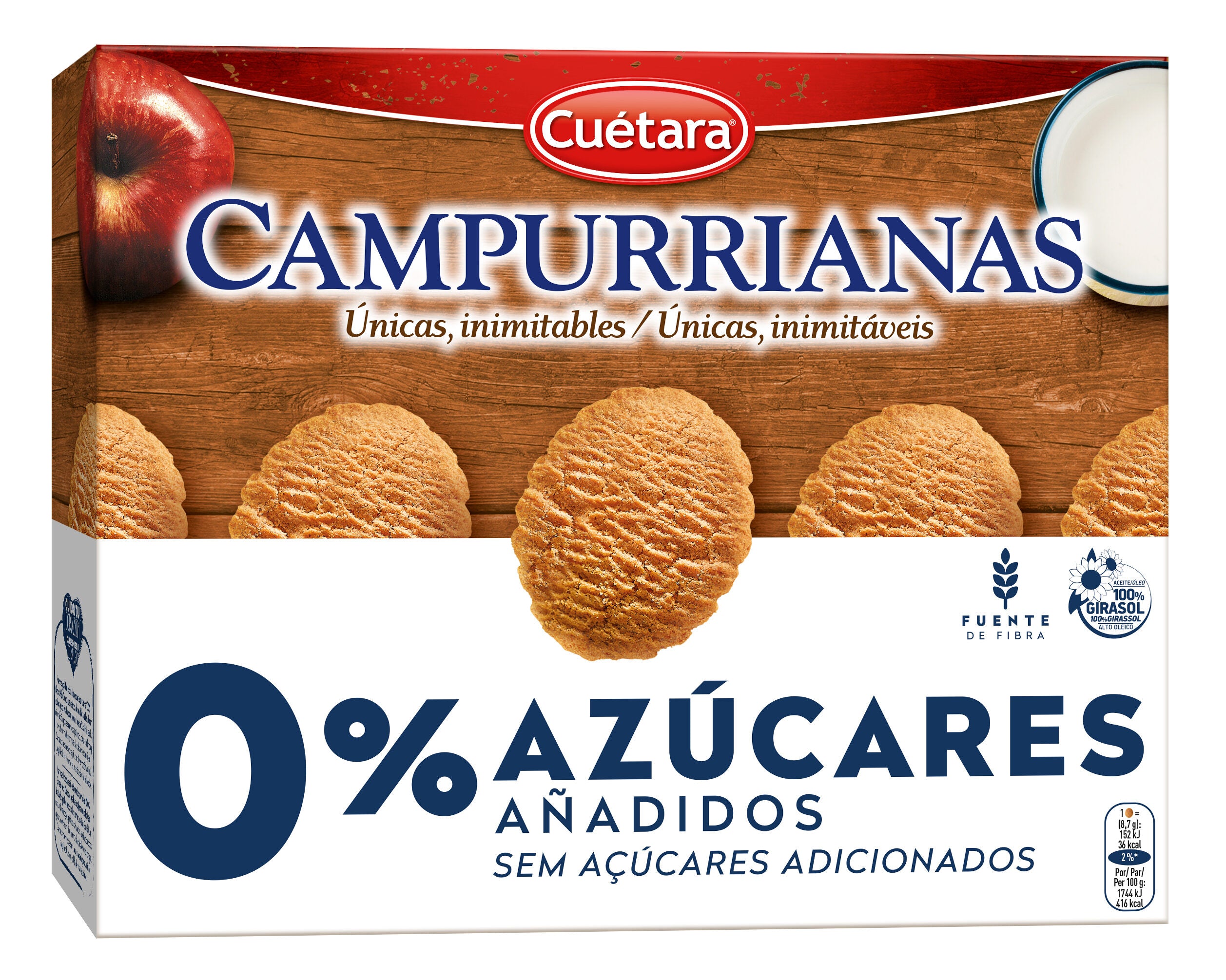 Galleta campurriana 0% Cuétara 320g