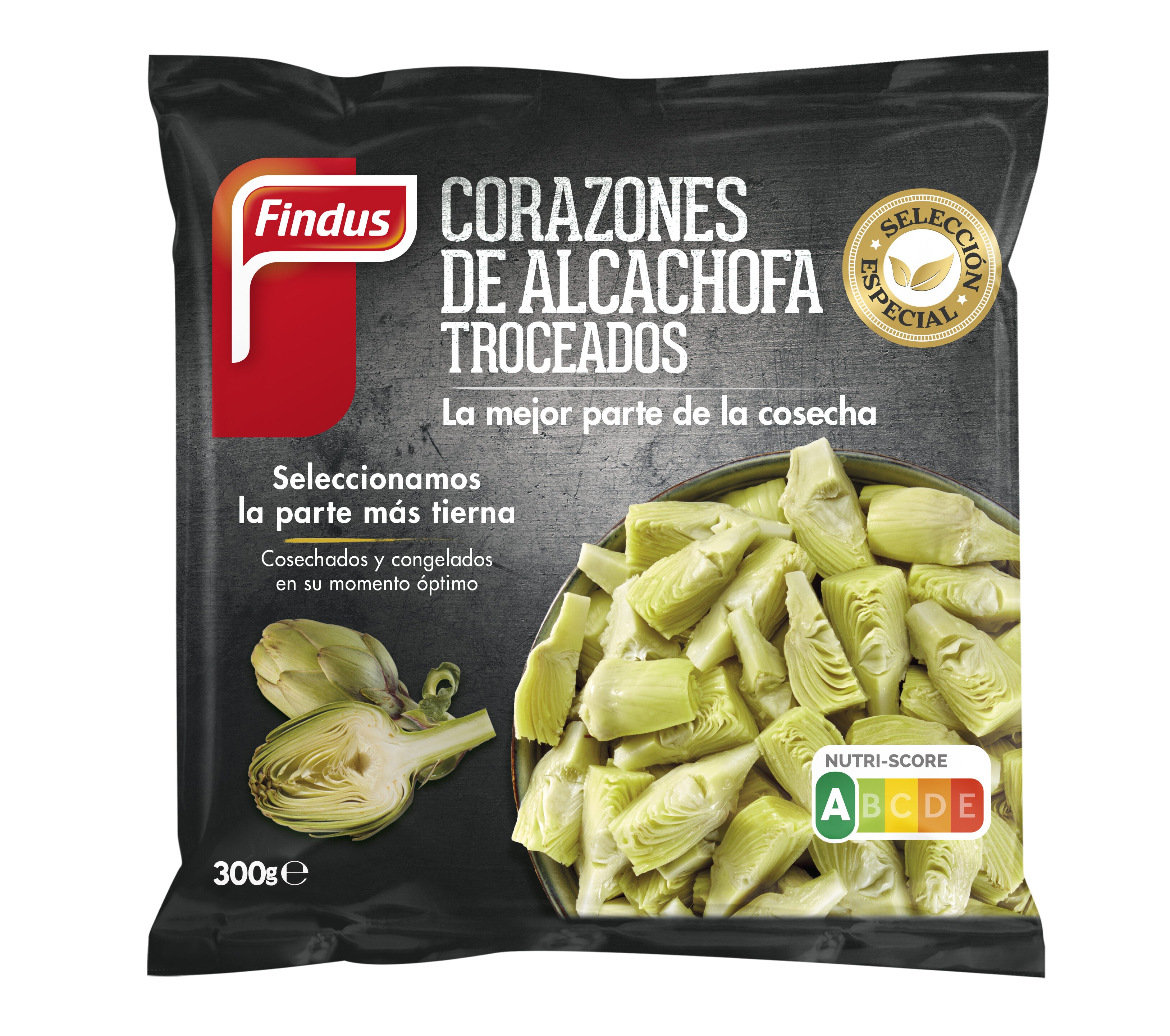 Corazones de alcachofa troceados Findus 300g