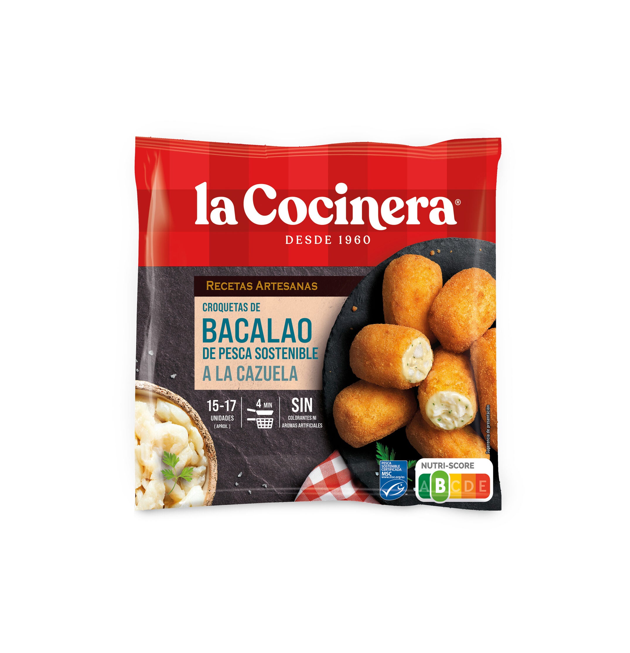 Croqueta artesana bacalao Cocinera 500g