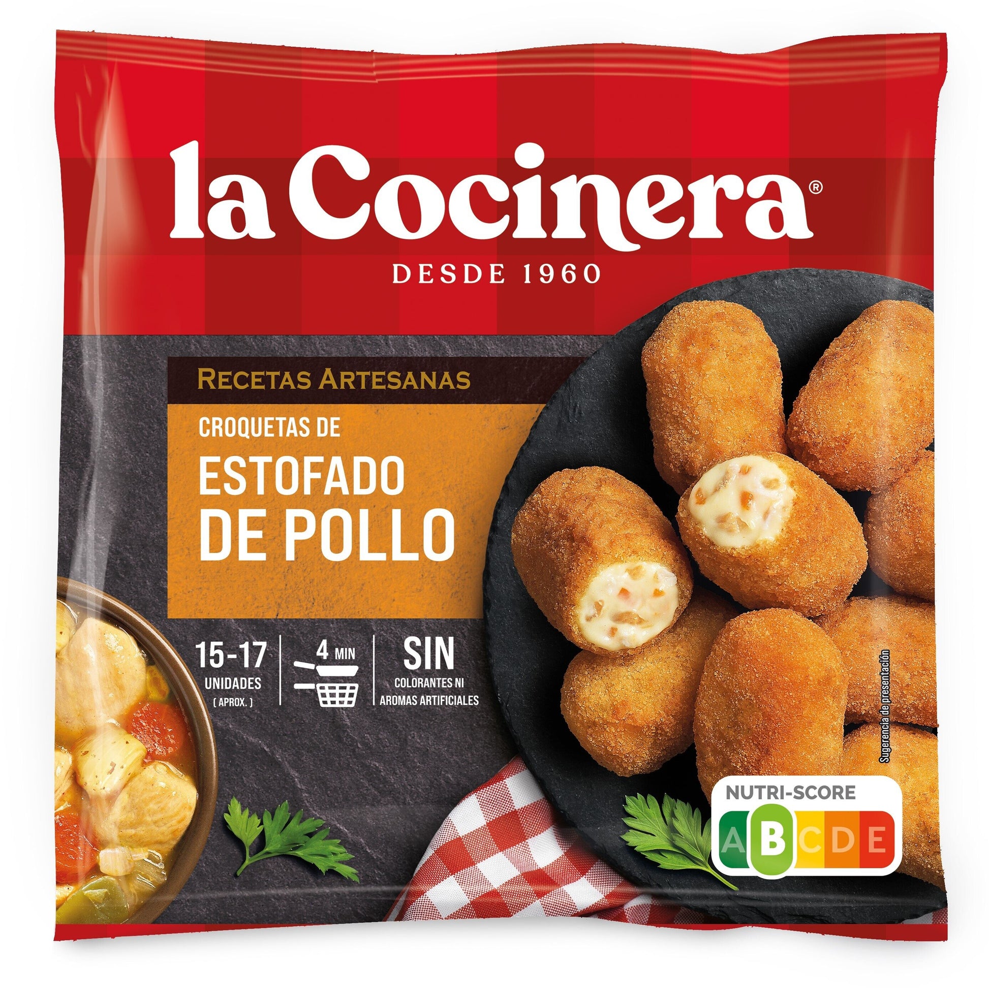 Croqueta pollo artesana Cocinera 500g