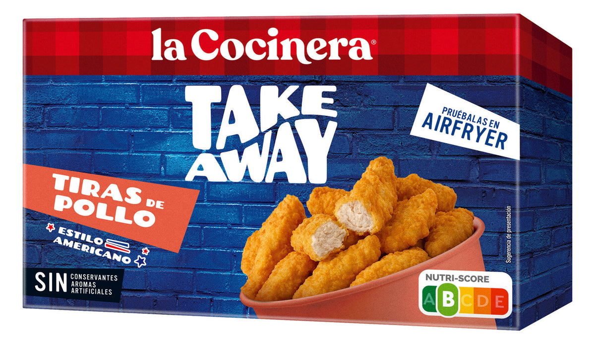 Tiras de pollo estilo americano La cocinera 255g