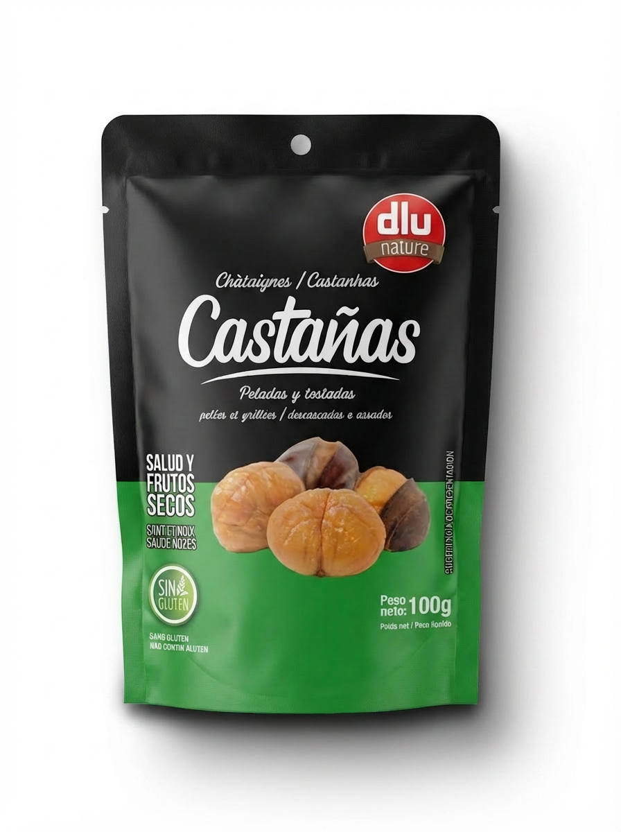 Castaña tostada pelada Dlu 100g