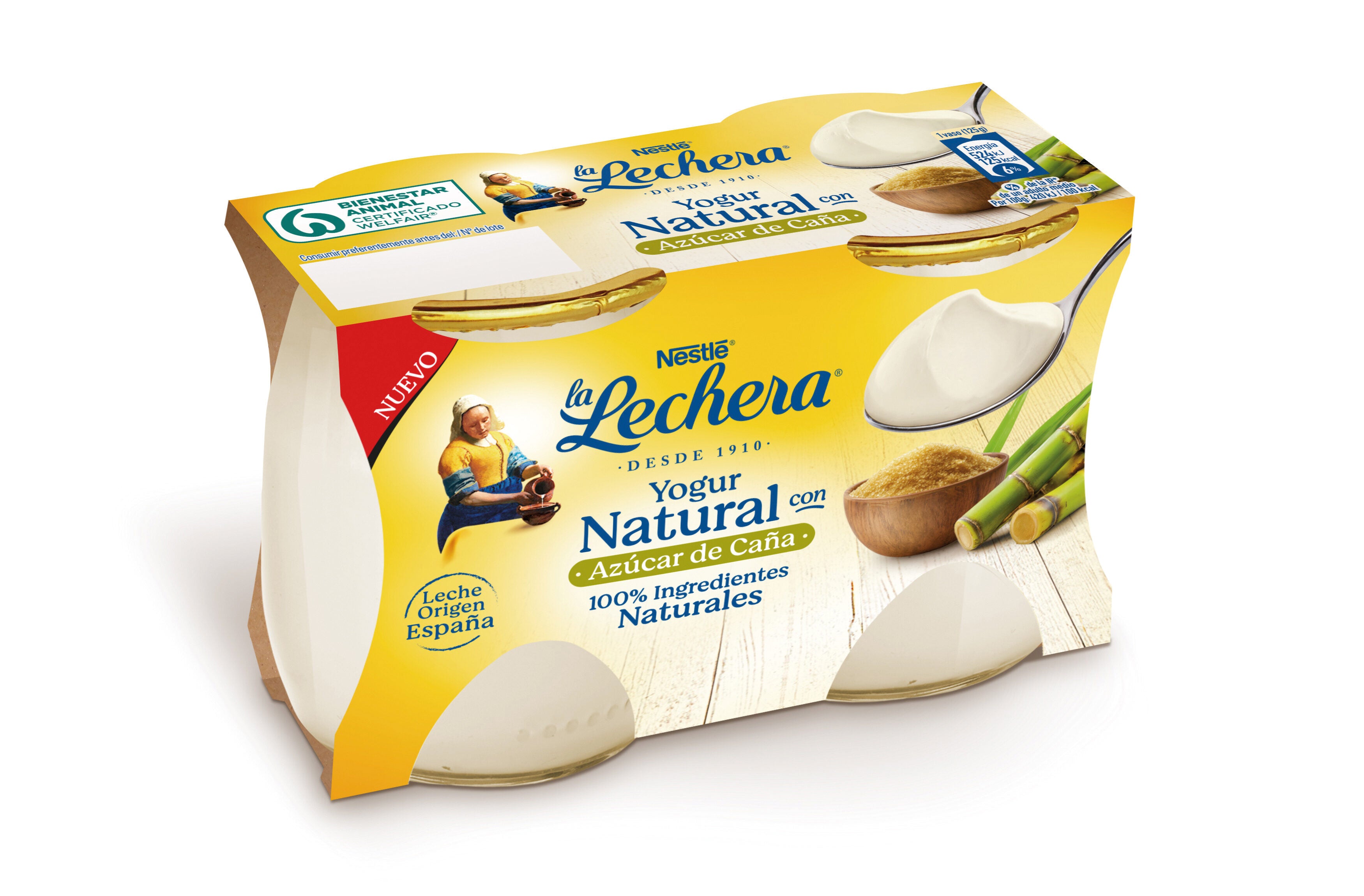 Yogur azucarado cristal La lechera p2 125g/u