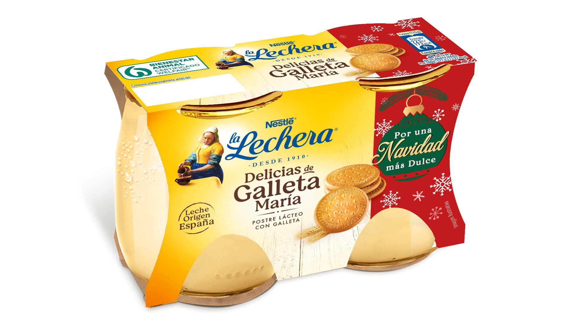 Postre galleta  La lechera p2 125g/u