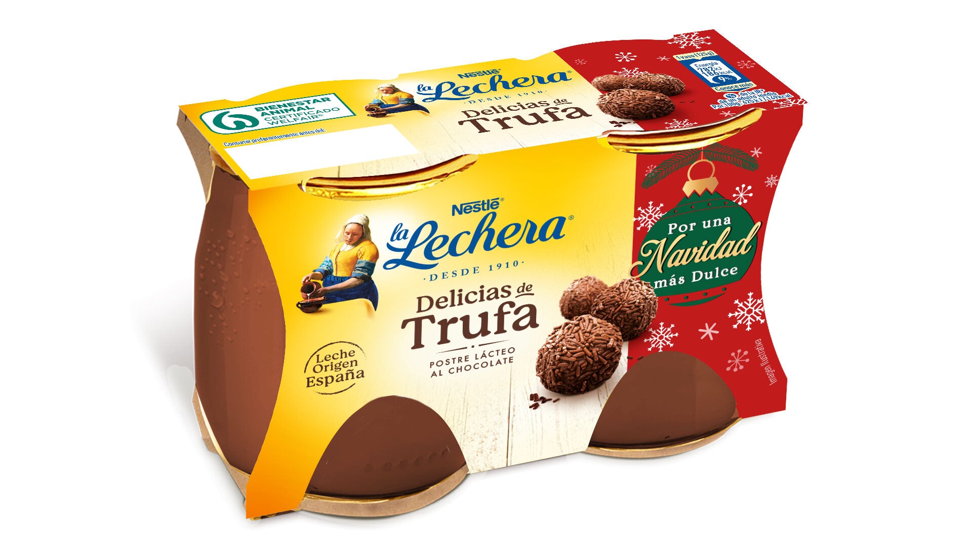 Postre trufa  La lechera p2 125g/u