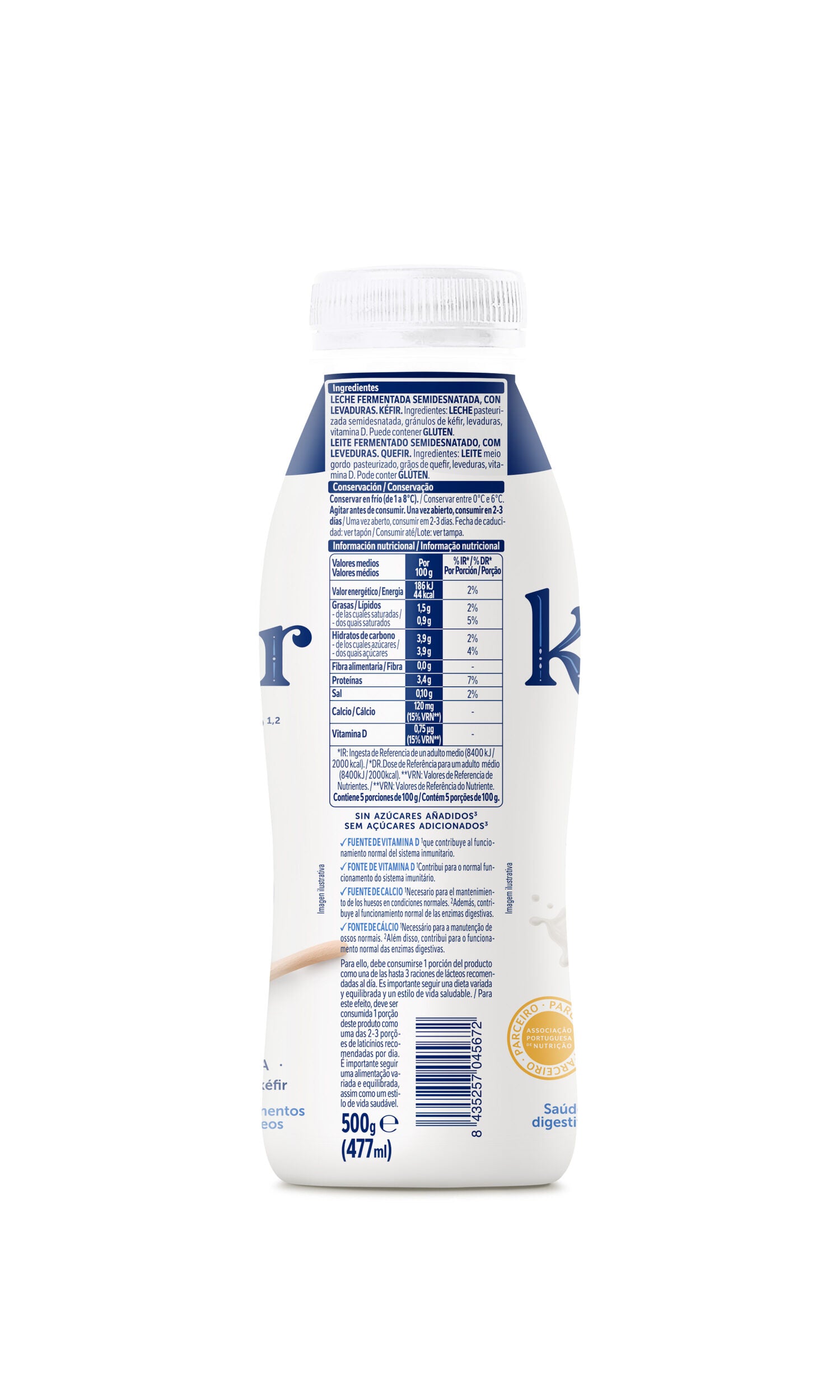 Kefir liquido natural Nestle 500g