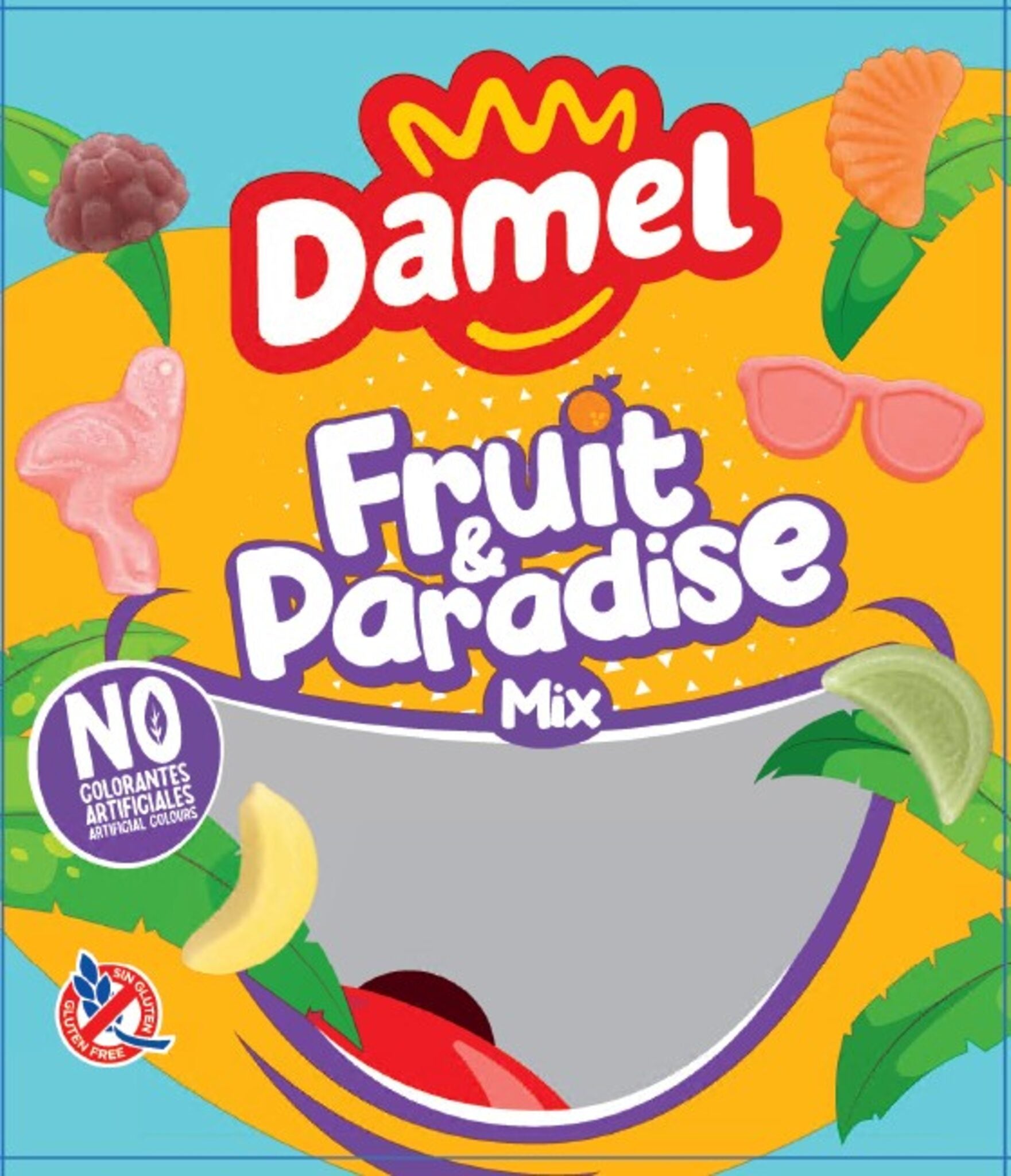 Gominolas fruit paradise Damel 135g