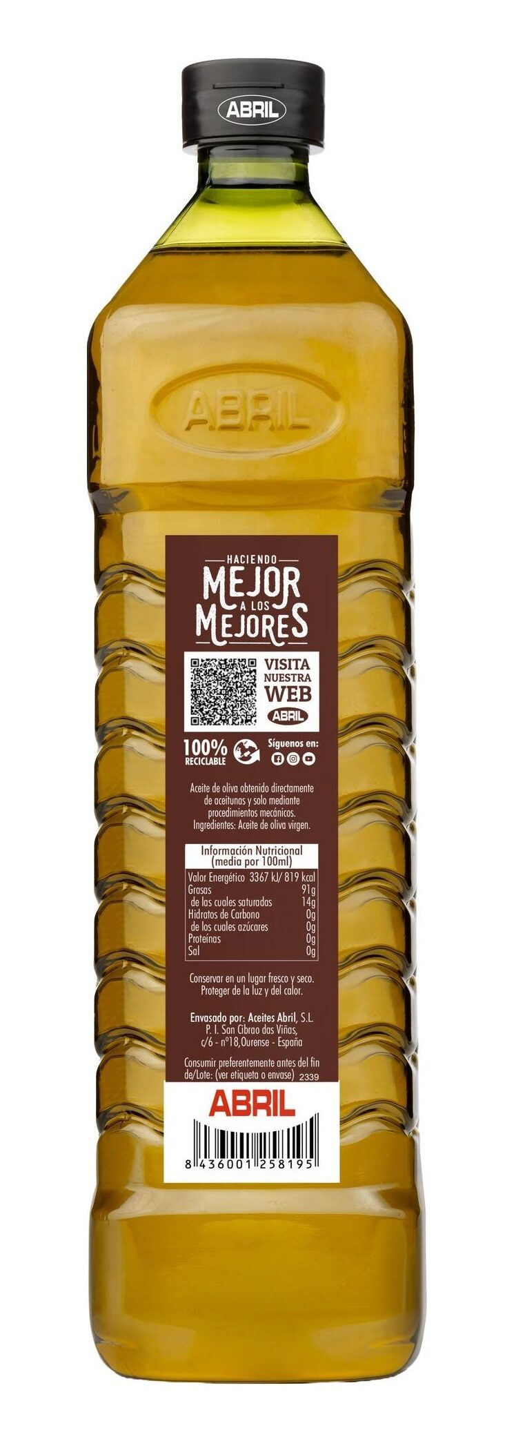 Aceite oliva virgen Abril 1l
