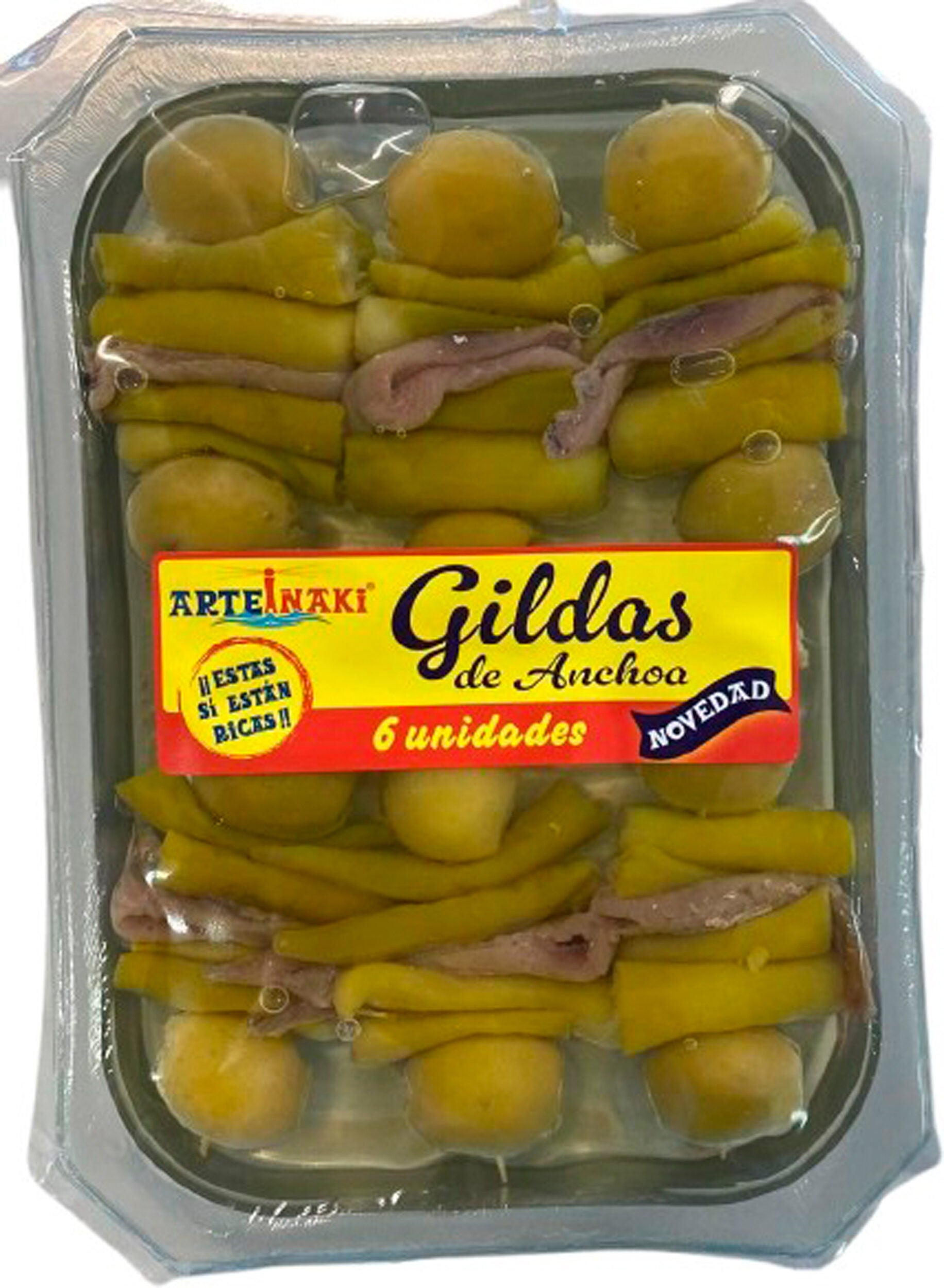 Gildas de anchoa 6 pinchos Arteiñaki 180g