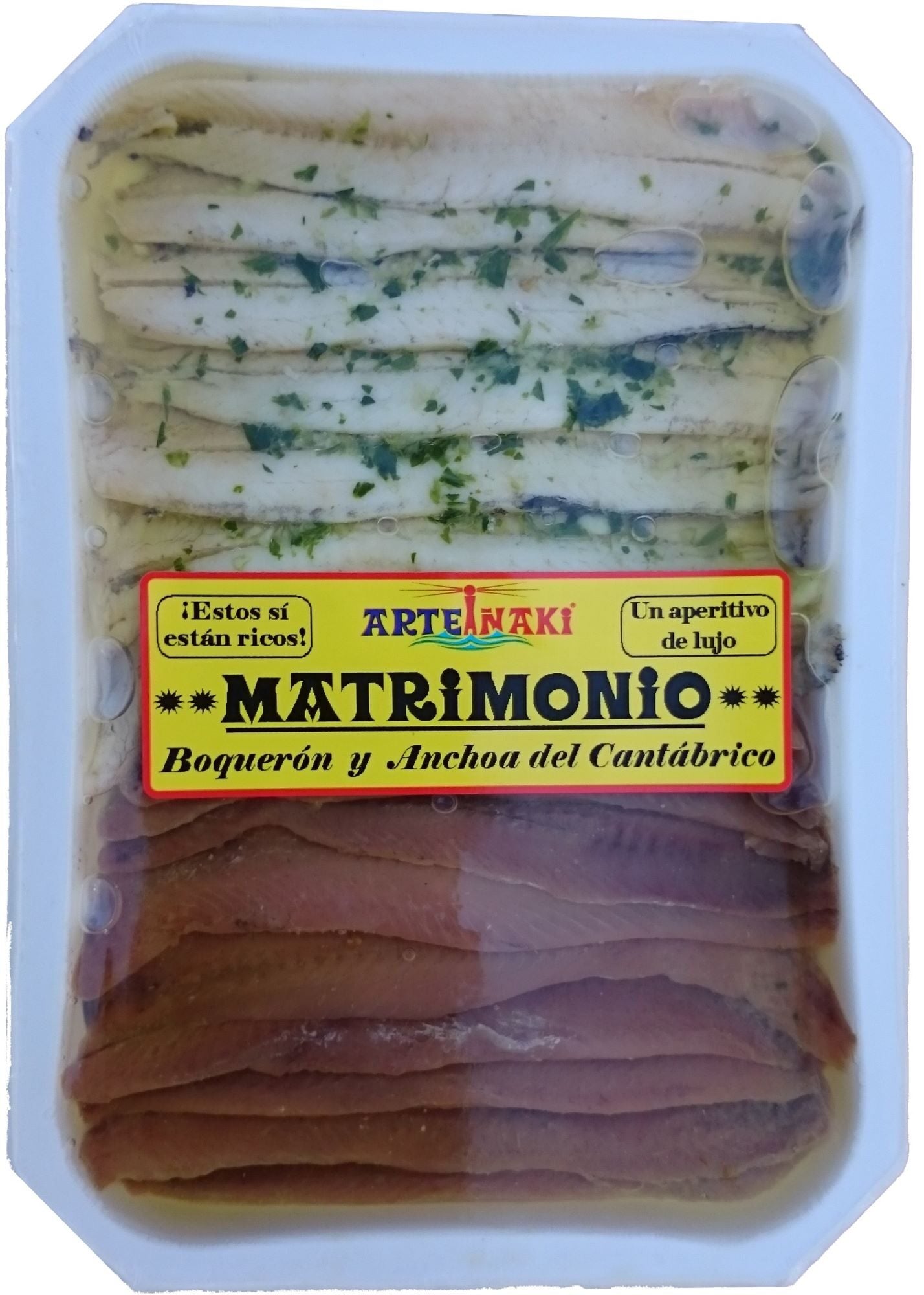 Boqueron y anchoa matrimonio Arteiñaki 70g