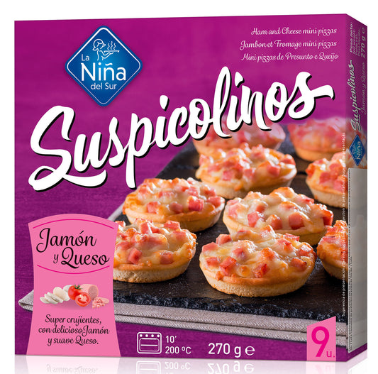 Mini pizza jamon supicolinos Niña del sur 270g La Despensa